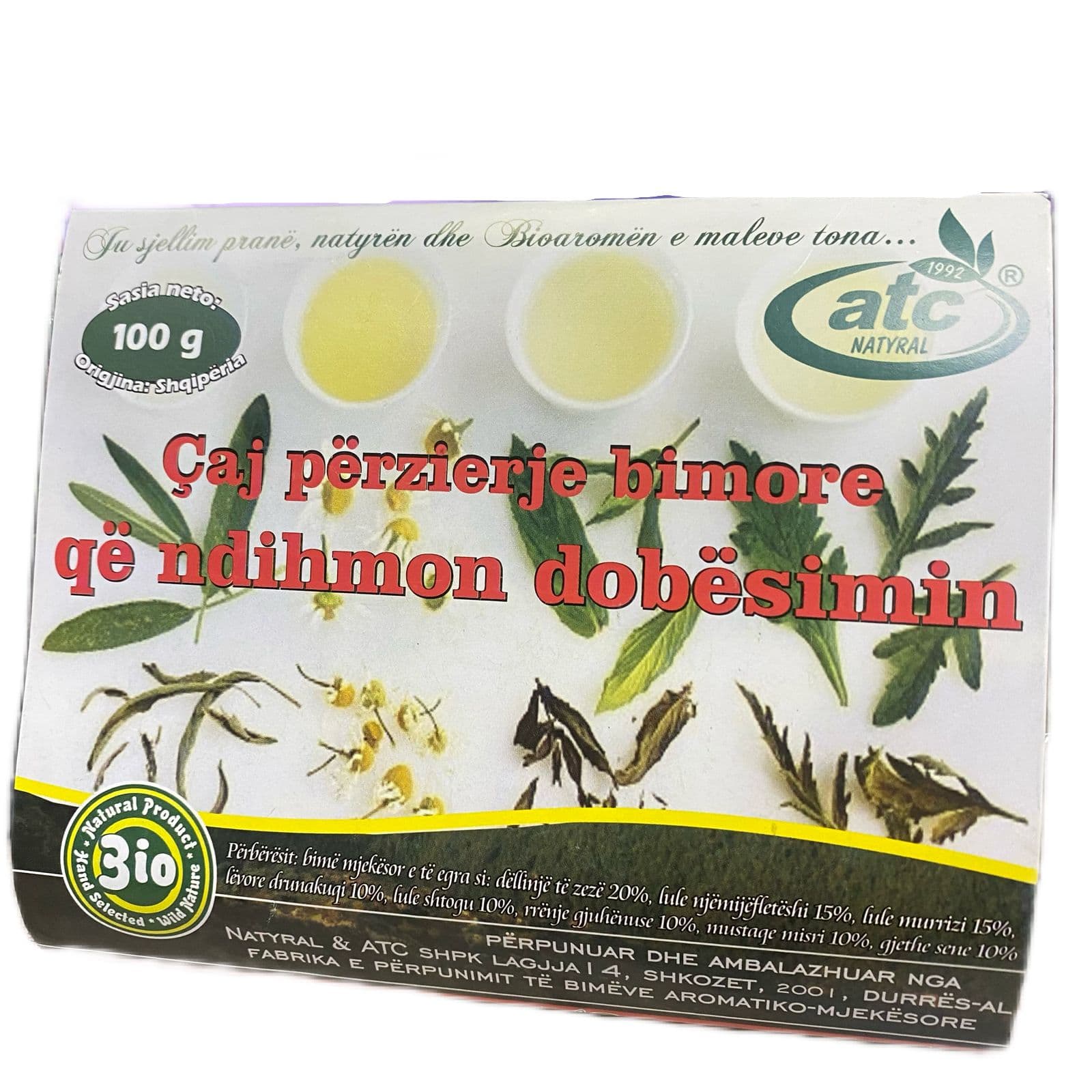 ATC Bio Çaj përzierje që ndihmon dobësimin
