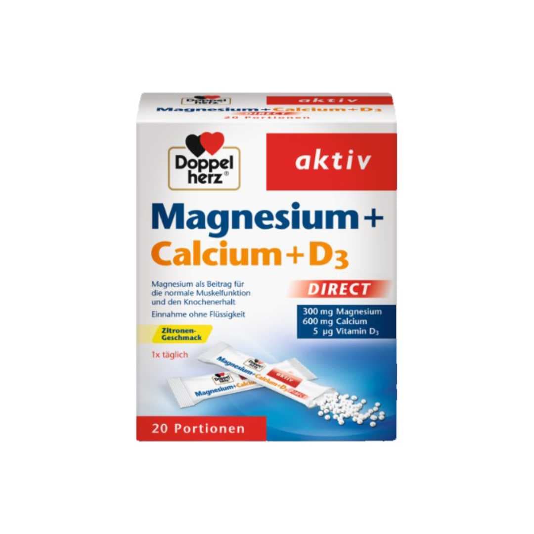 Doppelherz Aktiv Magnesium, Calcium+ D3 Direct