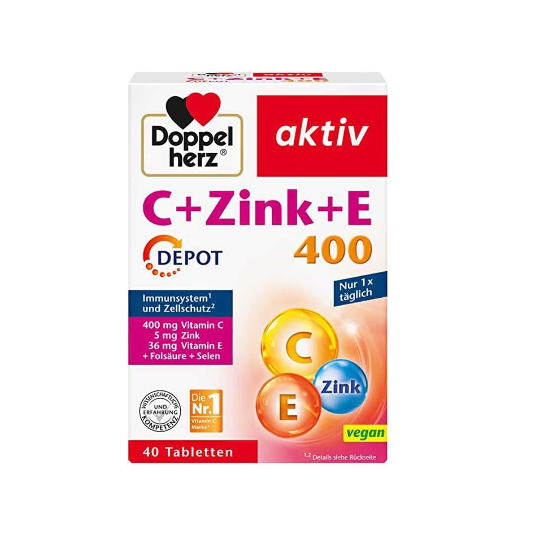 Doppelherz Aktiv Vitamin C + Zinc + E 400