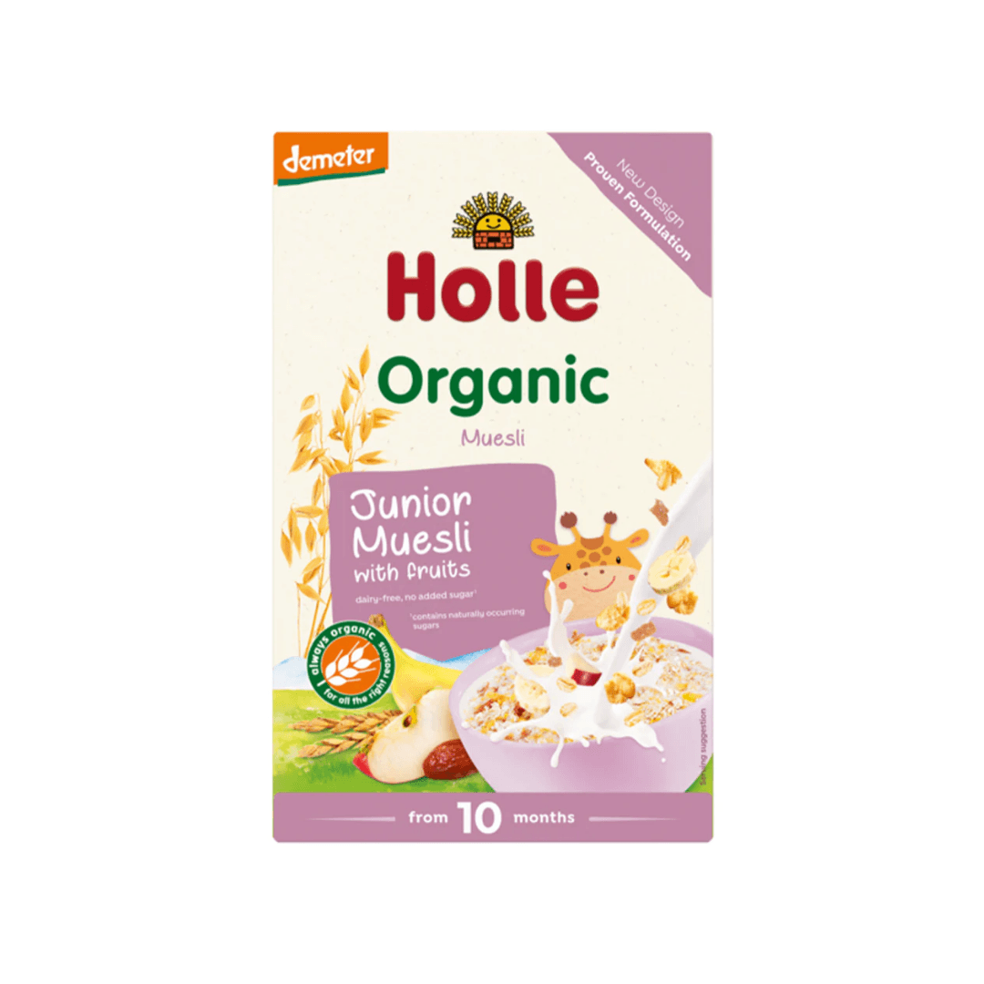 Holle Organic Junior Muesli Multigrain with Fruit 10m+ Demeter