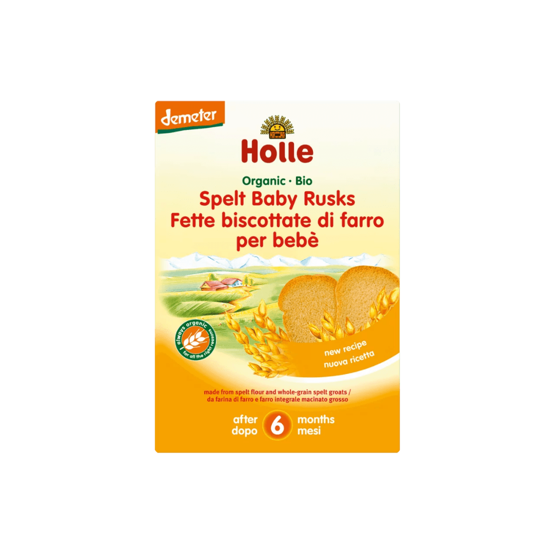 Holle Organic Spelt Baby Rusks 6m+ Demeter