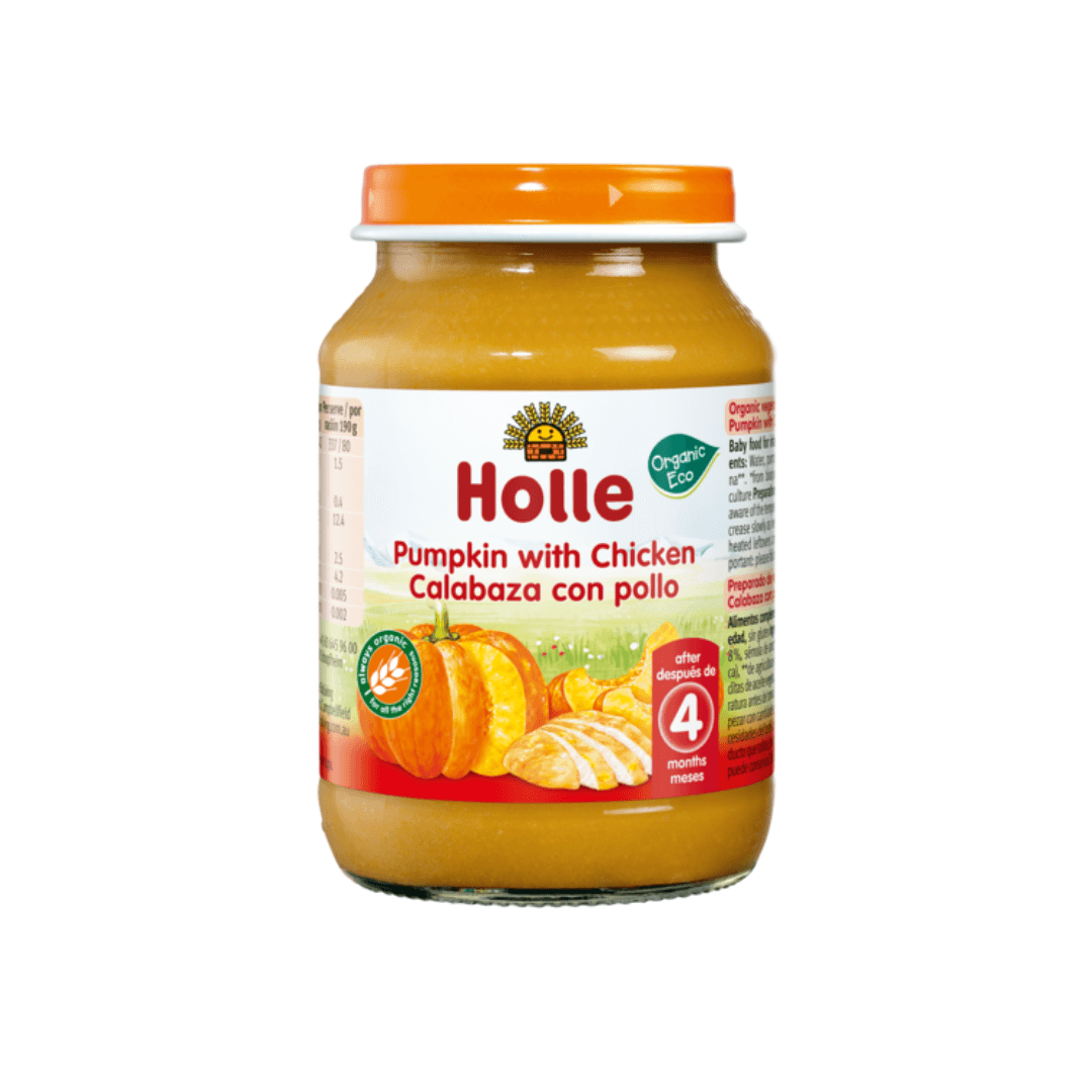 Holle Pumpkin with Chicken 4m+ Demeter