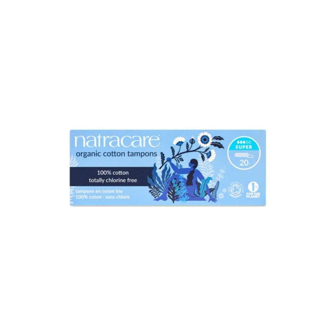 Natracare cotton tampons super 100% organic cotton - 20 tampons