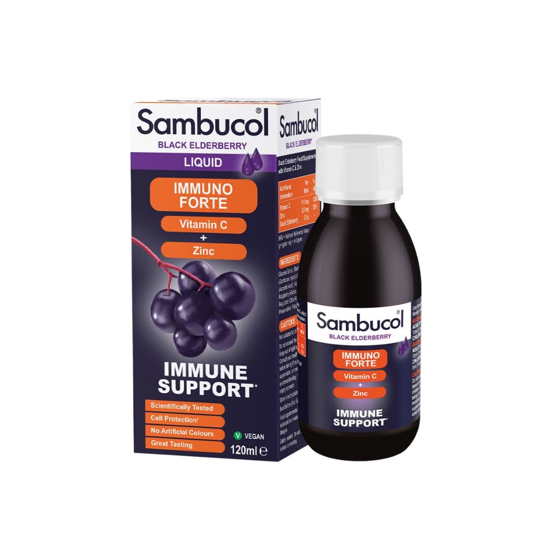 Sambucol ImmunoForte + Vit C  + Zink