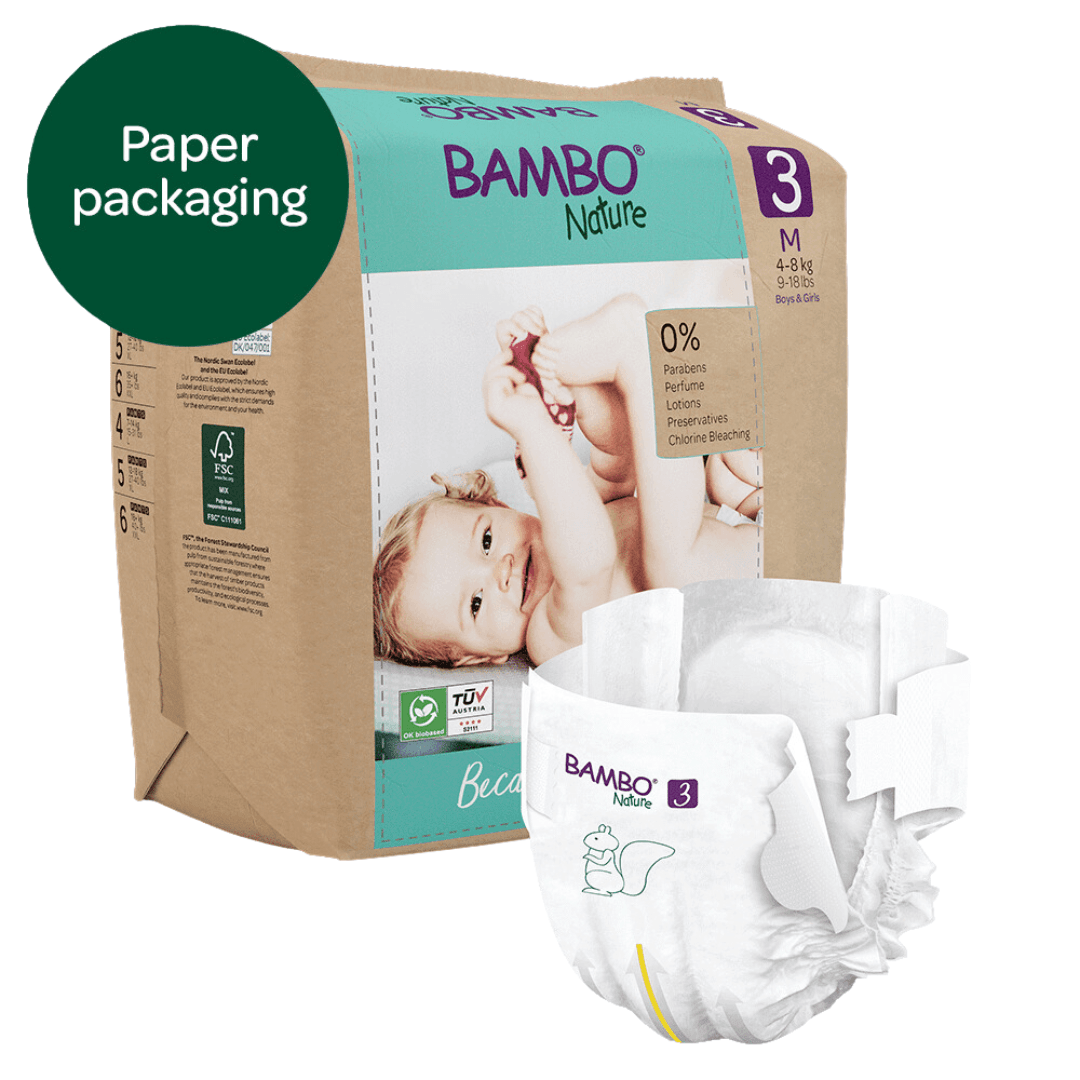 Bambo Nature Midi (4-8 kg) Diapers nr 3