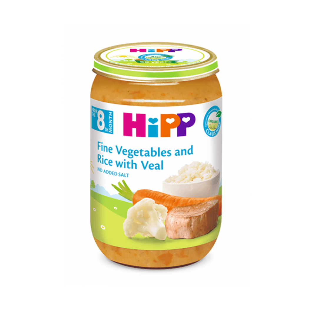 Hipp Fine Vegetables and Rice with Veal