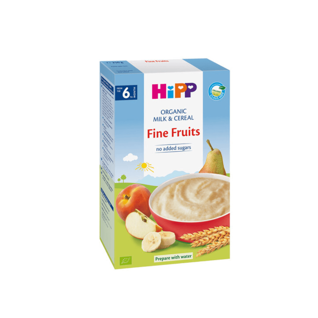 Hipp Organic Milk & Cereals Fine Fruits