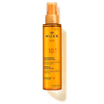 Nuxe Sun Huile Bronzante spf 10 Face and Body