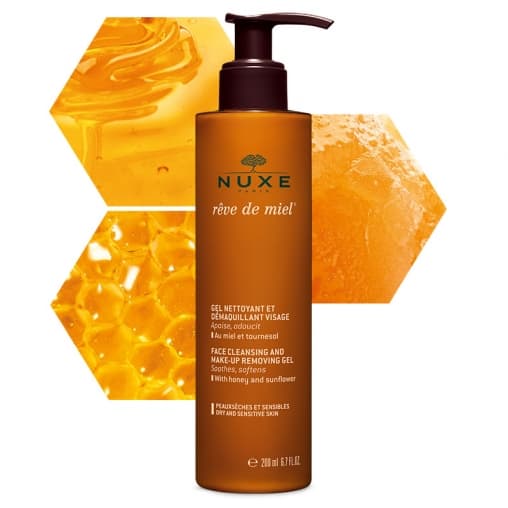Nuxe Reve de Miel Gel Nettoyant et Demaquillant Visage