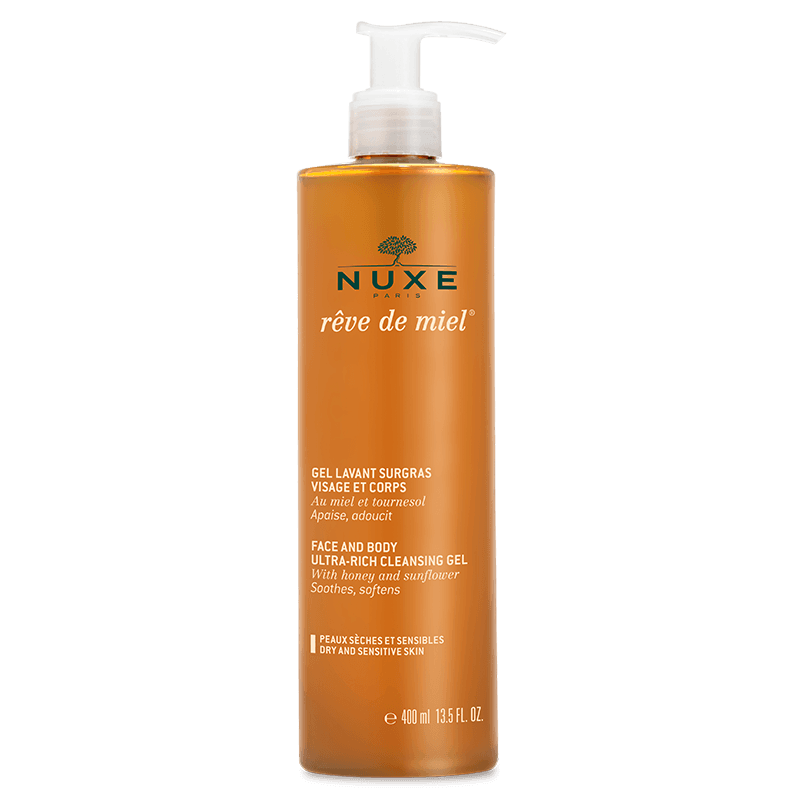 Nuxe Reve de Miel Gel Lavant Surgras Visage et Corps