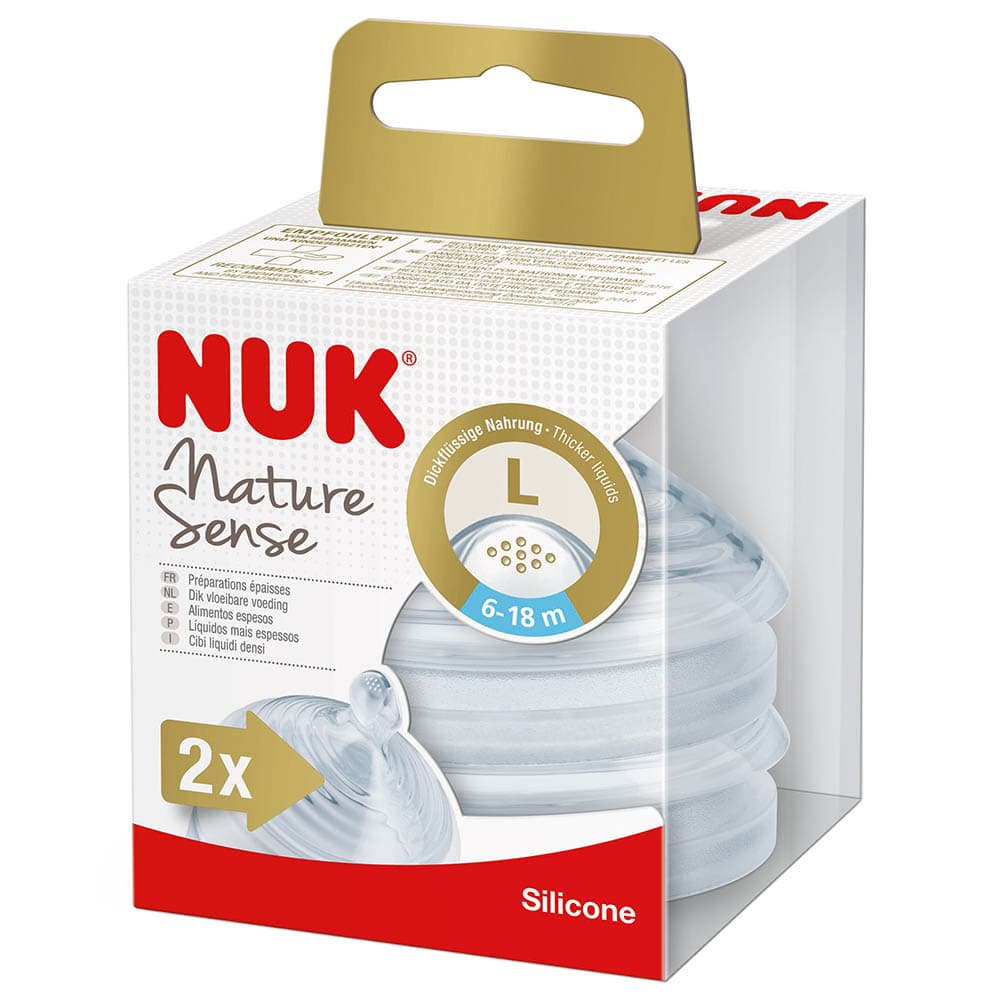 NUK Kokë zëvëndësuese Nature Sense për shishet e biberonave