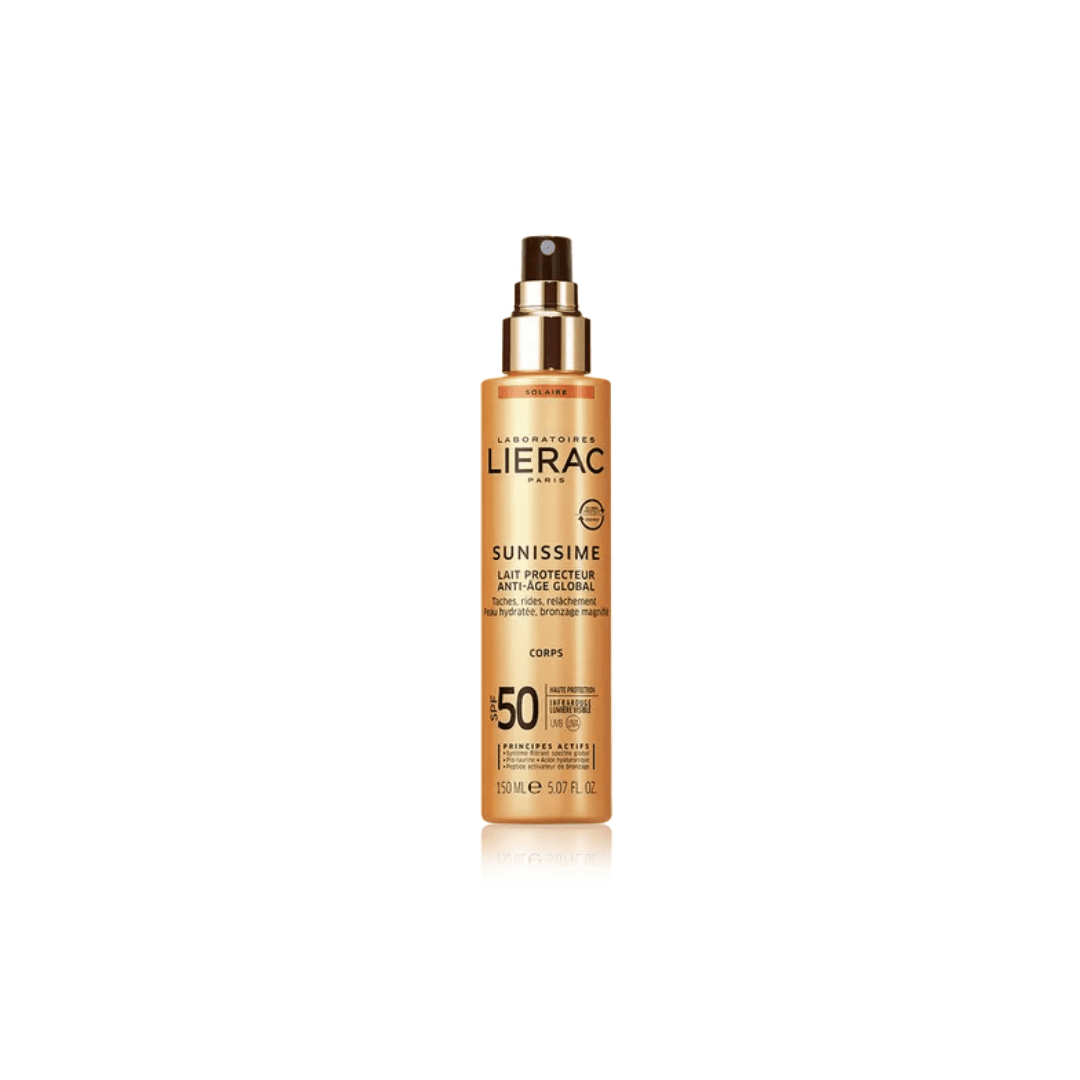 Lierac Sunissime SPF 50 Energising Protective Body Milk Global Anti-Aging