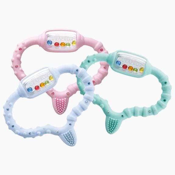 Curaprox Teething Ring with Massaging Toothbrush 2 m+