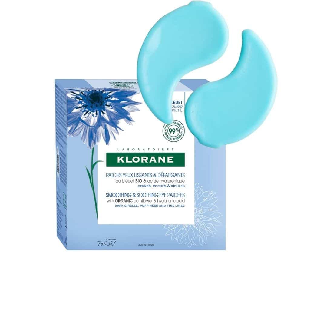 Klorane Patchs yeux lissants et défatigants au Bleuet