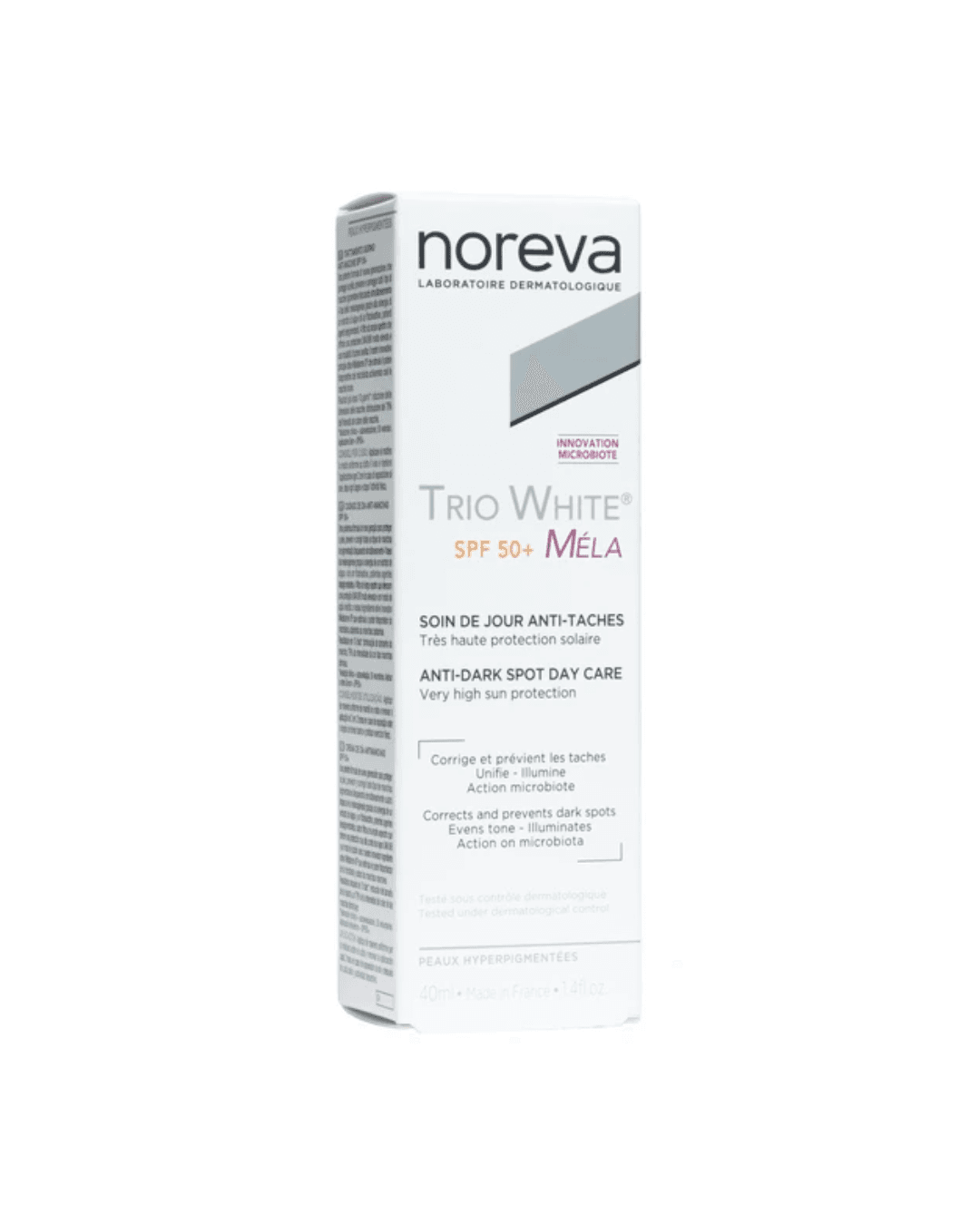Noreva Trio White SPF 50+ Méla