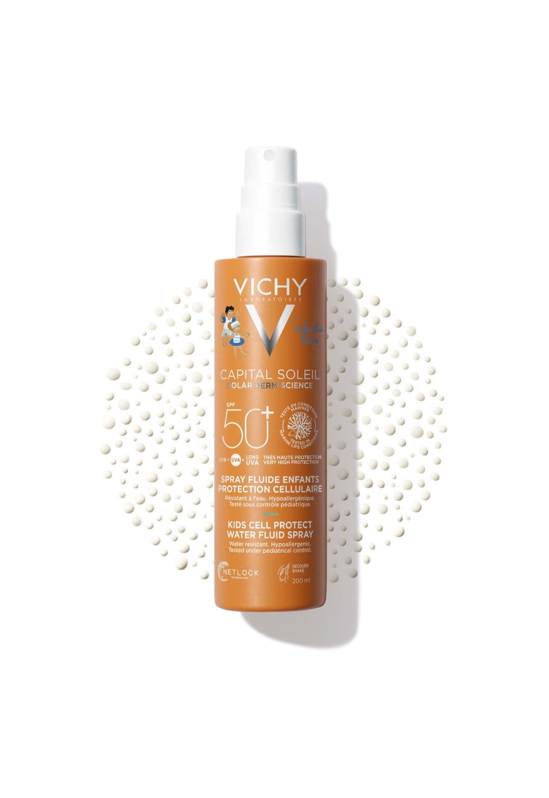Vichy Capital Soleil Spray Fluide Enfants Protection Cellulaire SPF 50+