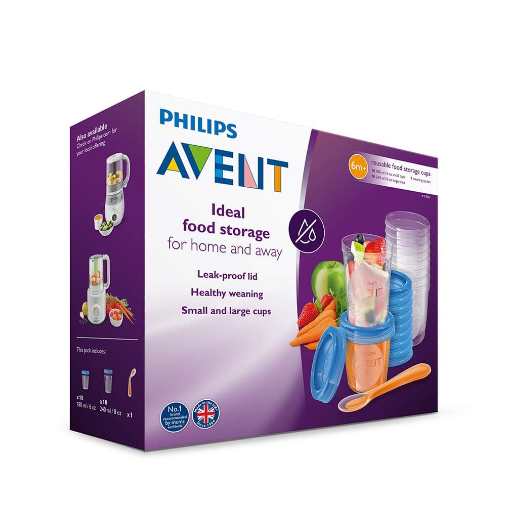 Philips Avent Reusable Food Storage Cups