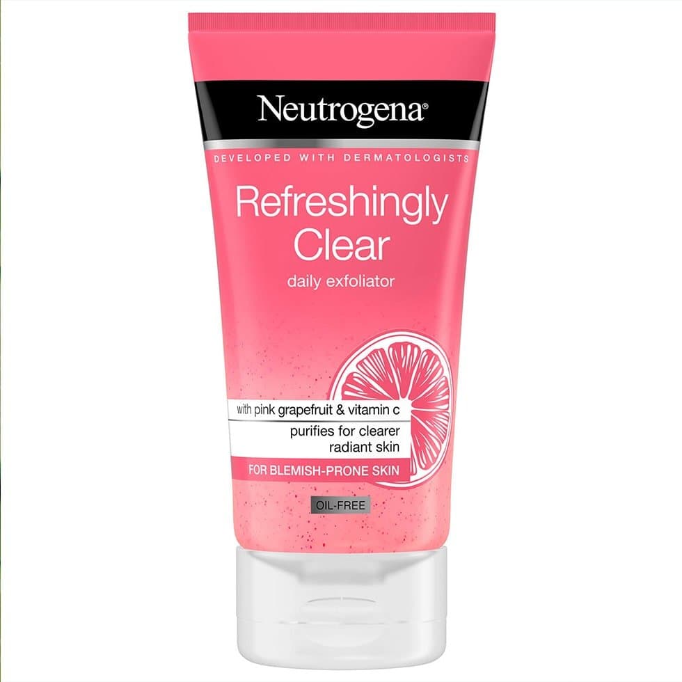 NEUTROGENA REFRESHINGLY CLEAR DAILY EXFOLIATOR FOR BLEMISH PRONE SKIN