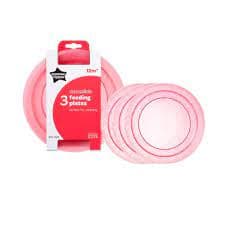 TOMMEE TIPPEE ESSENTIALS FEEDING PLATES 12 M +