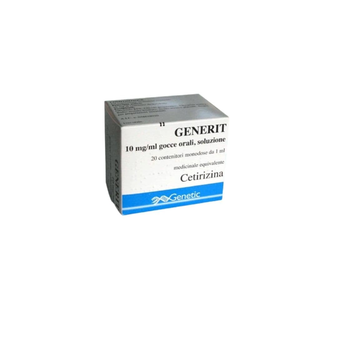 Generit 10 mg/ml Gocce (cetirizinë)