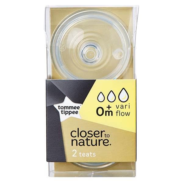 Tommee Tippee Closer to Nature Vari Flow Teats 0M+
