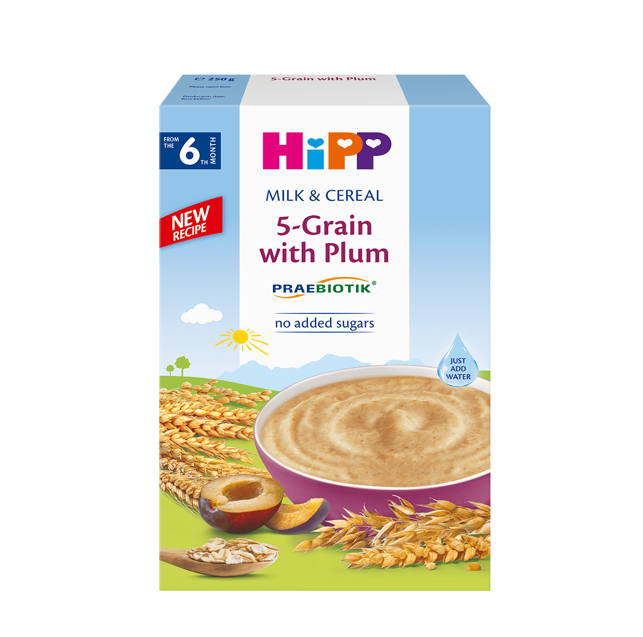 HIPP Pure me 5 Drithëra me kumbull 6m+