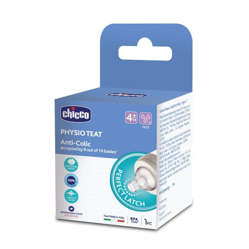 Chicco Physio Teat Silicone 4 m+