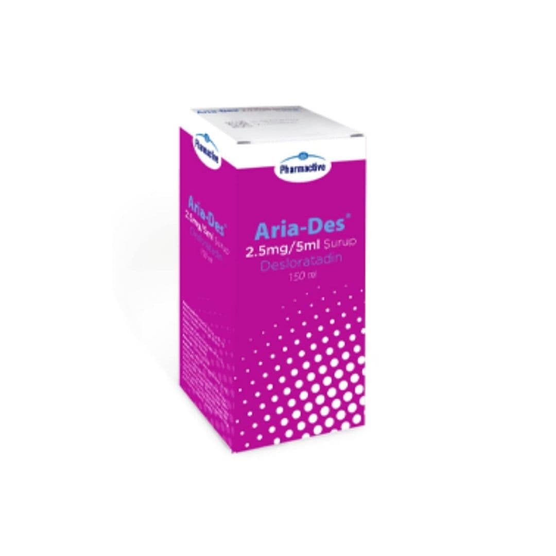 Aria-Des 2.5 mg/5 ml shurup (desloratadine)