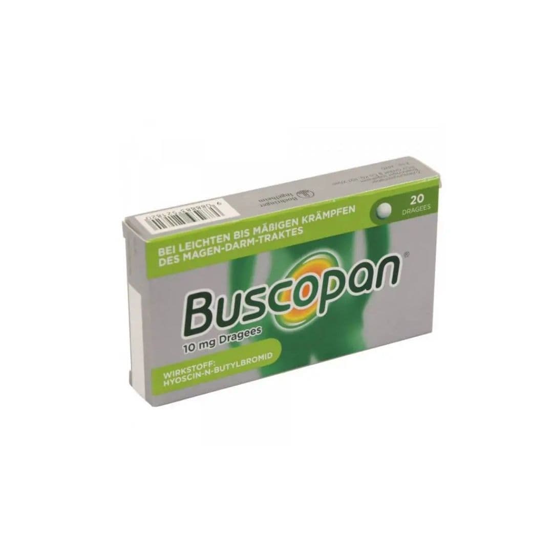 Buscopan 10 mg  (hioscine butilbromide)
