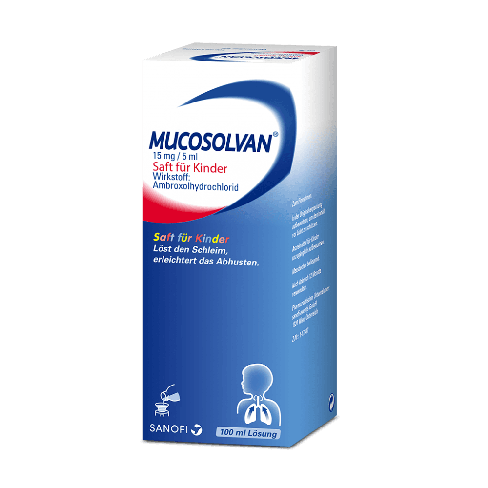 Mucosolvan Junior shurup 15 mg/5 ml (ambroksol)