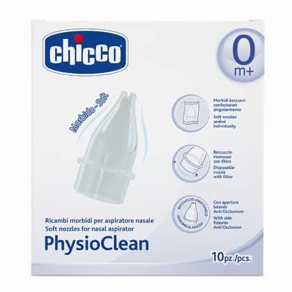 Chicco Physioclean Soft Nozzles For Nasal Aspirator