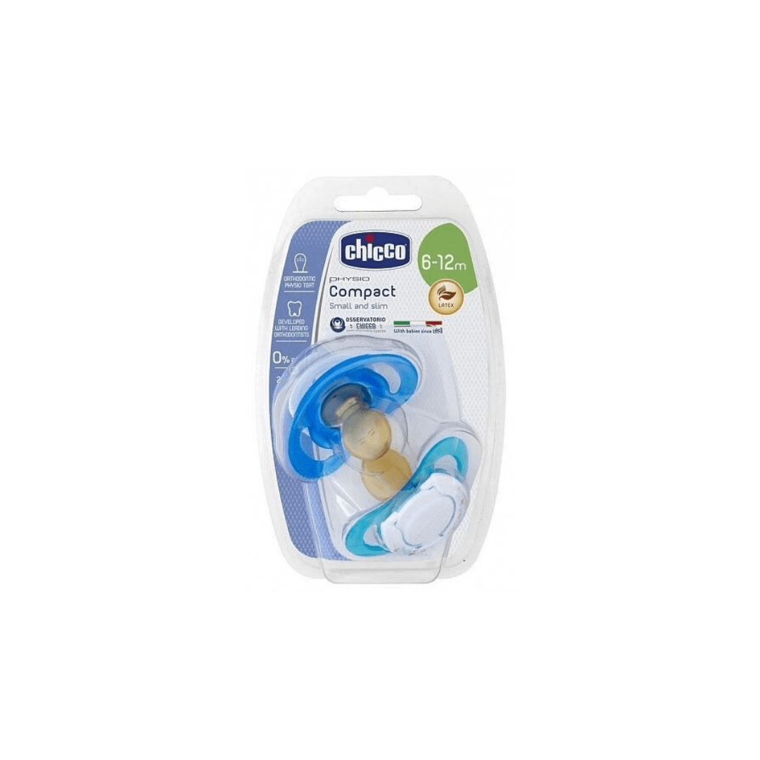 Chicco Physio Compact Latex Soother 6-12 M