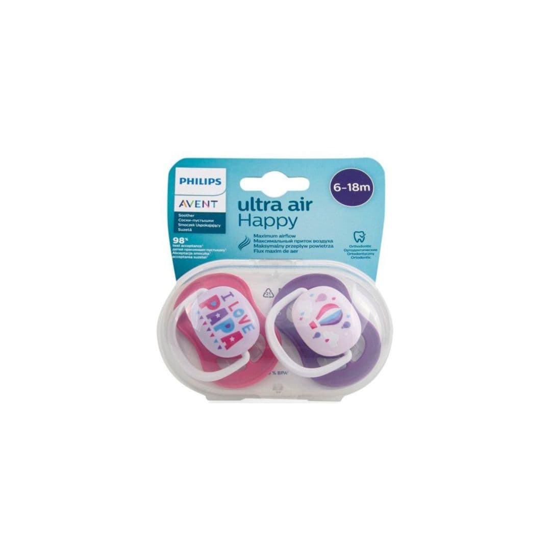 Philips Avent Ultra Air Happy Soother
Biberon i gënjeshtërt