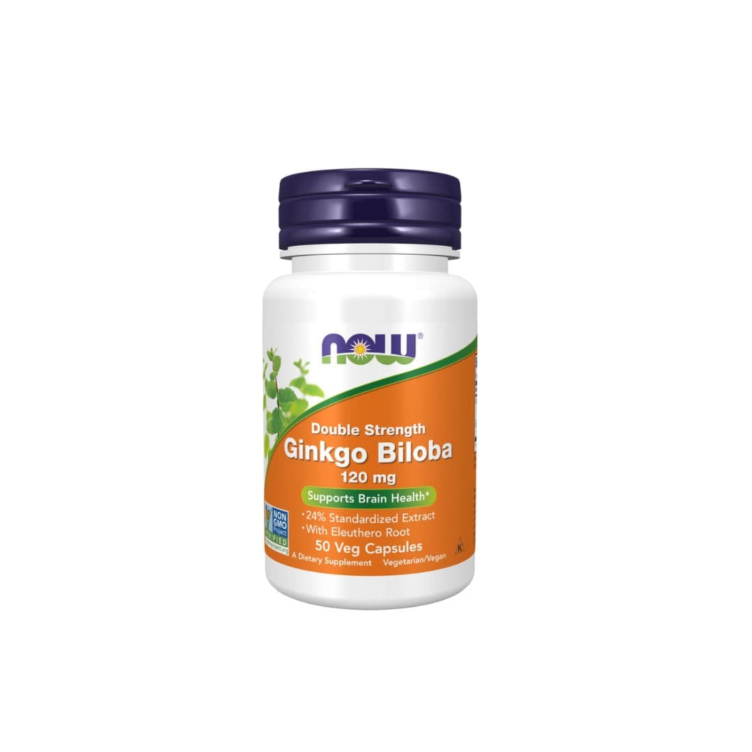 Now Ginkgo Biloba 120 mg