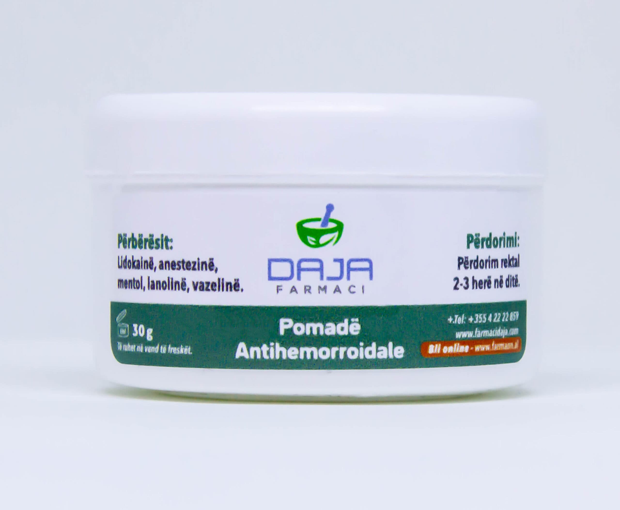 Farmaci “Daja” Pomadë antihemorroidale