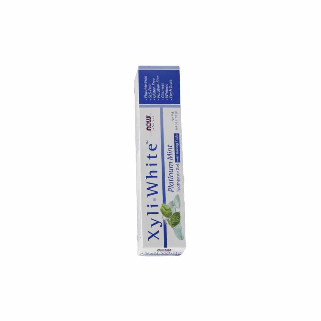 Now Xyli White Platinum Toothpaste Gel with Baking Soda