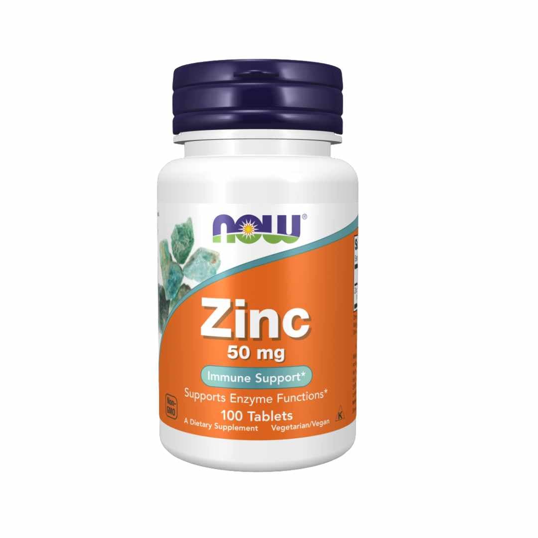 Now Zinc 50 mg Immune support