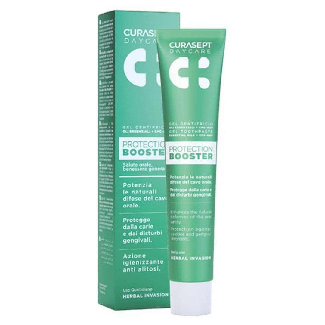 Curasept DayCare Protection Booster Gel Toothpaste Herbal Invasion