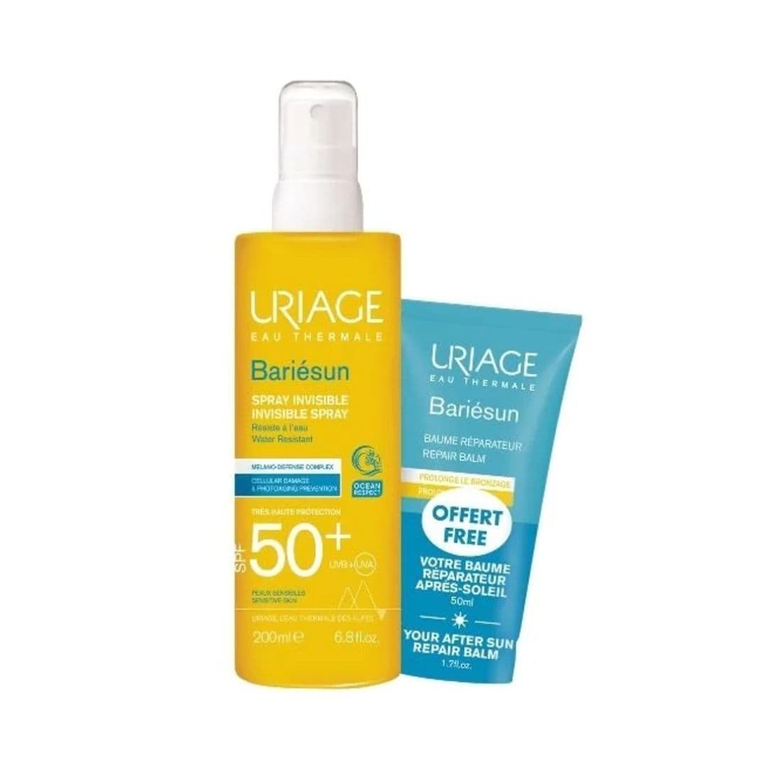 Uriage Bariésun Promo Spray Invisible SPF 50+ Baume Réparateur Free