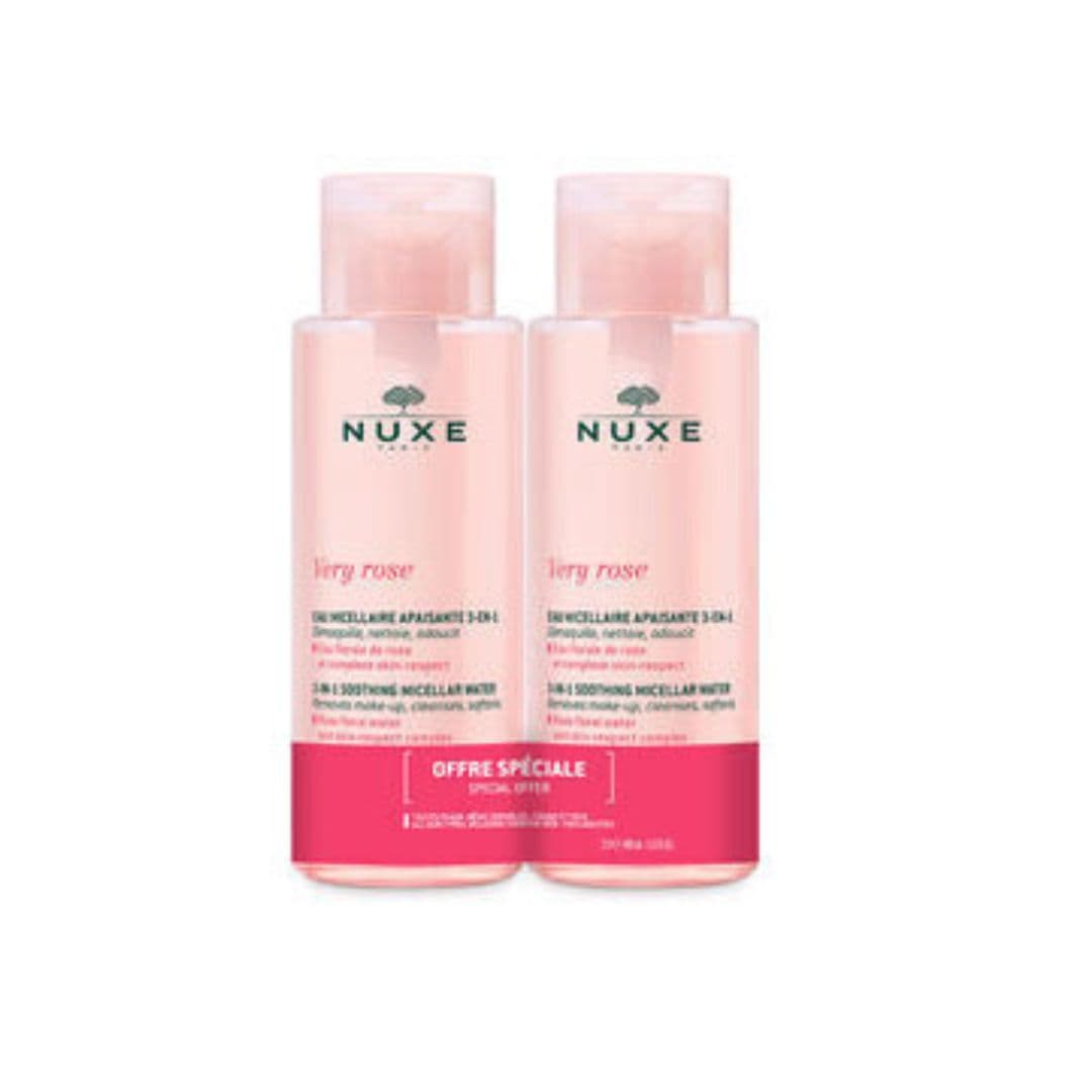 Nuxe Very Rose 3 in 1 Soothing Micellar Water x 2