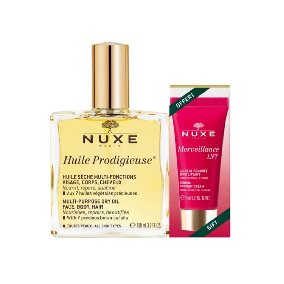 Nuxe Set (Huile Prodigieuse + Merveillance Lift Creme)