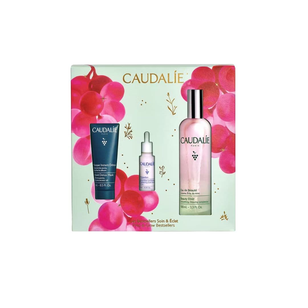 Caudalie Prep & Glow Bestsellers Trio - Special Price Set