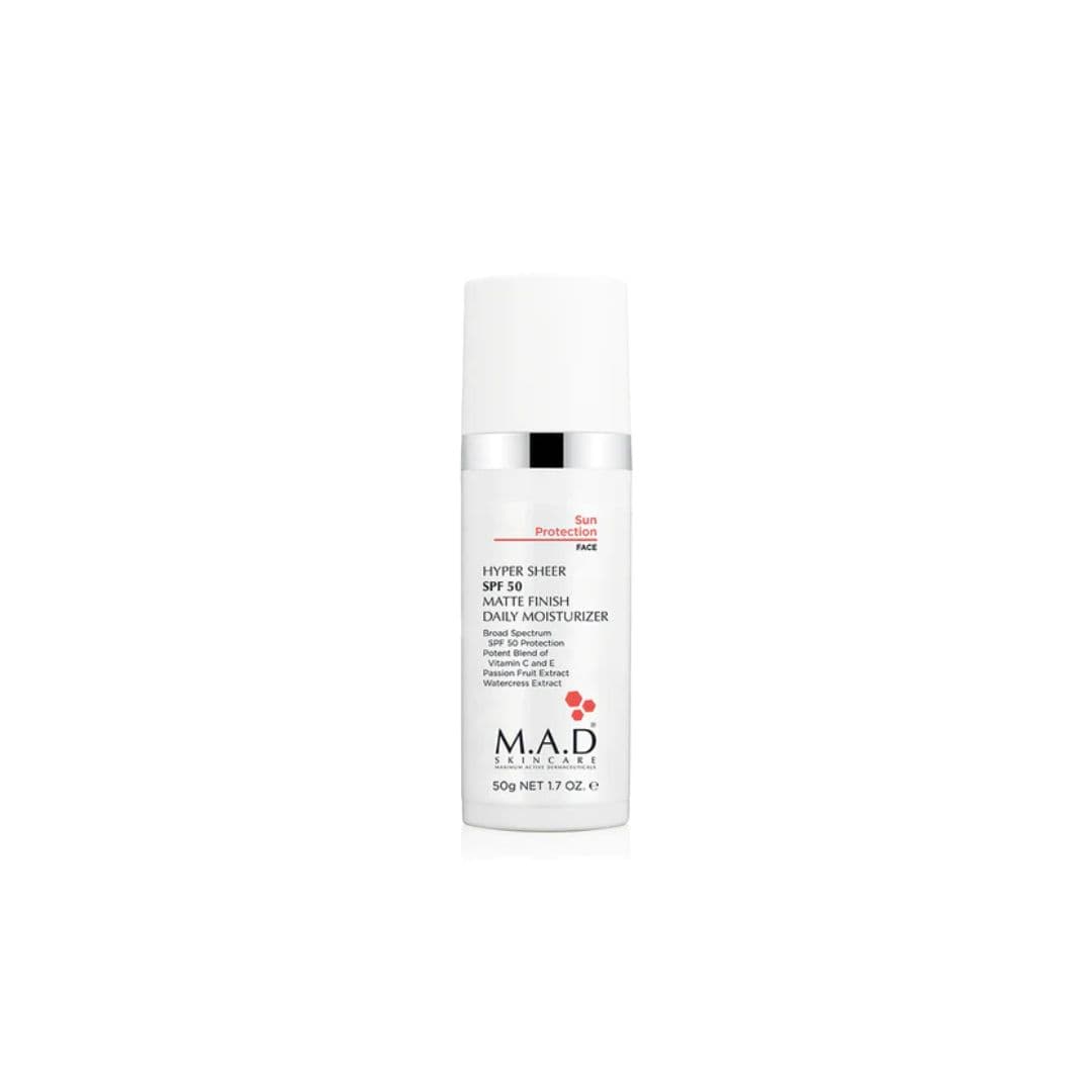 M.A.D Hyper Sheer SPF 50 Matte Finish Daily Moisturizer