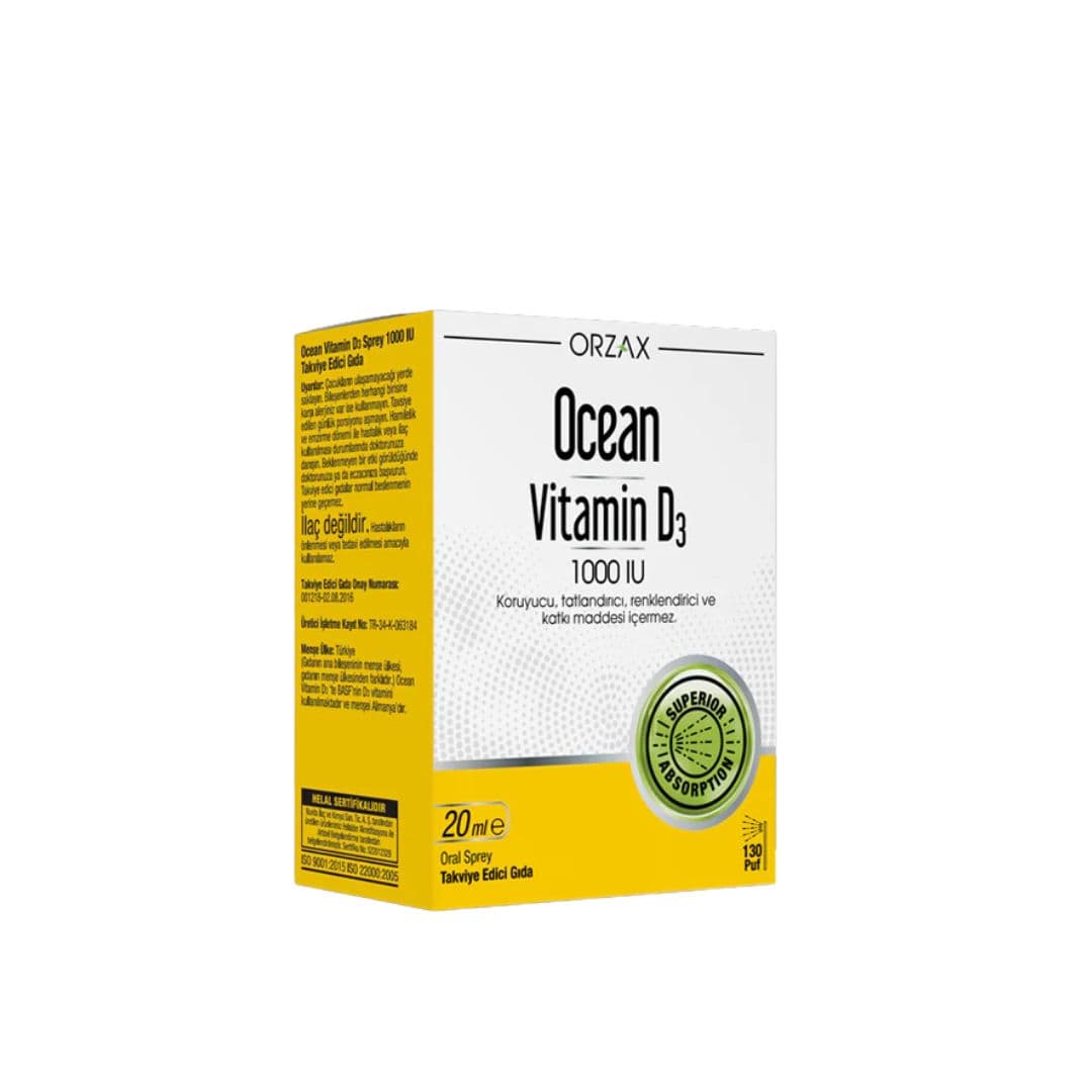 Orzax Ocean Vitamin D3 1000 UI