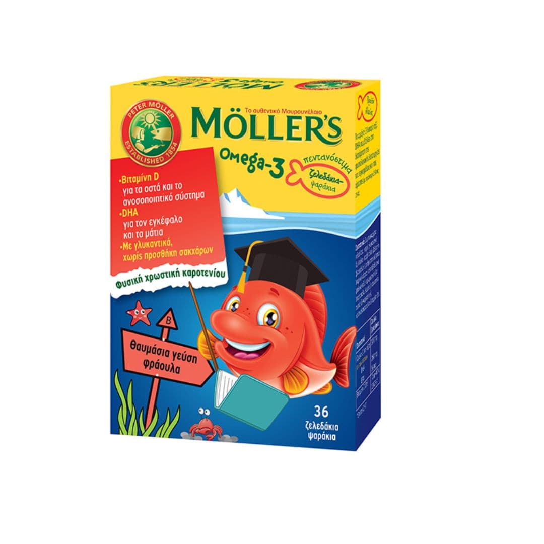 Möller’s Omega-3 Jelly Fish Strawberry