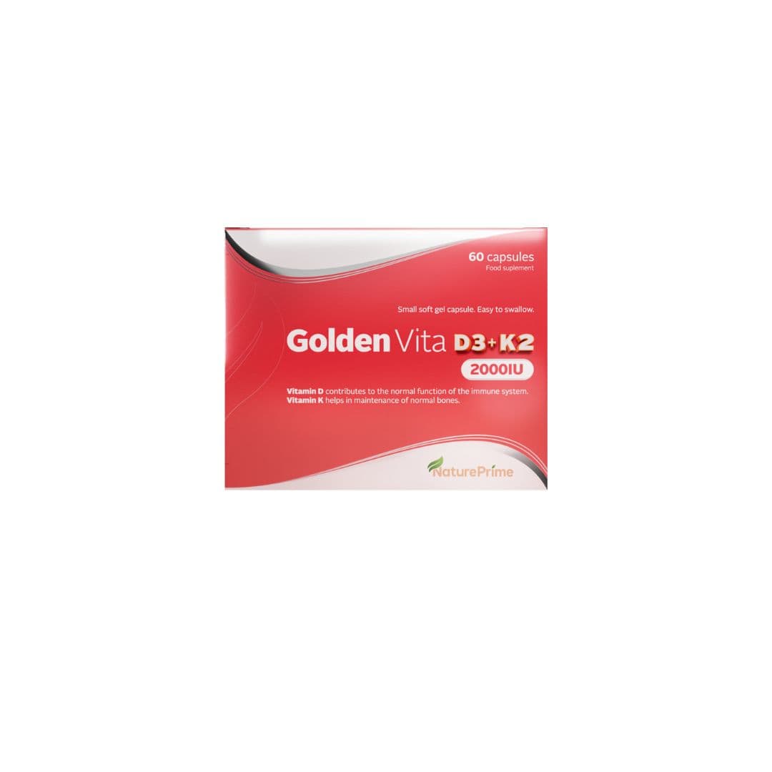NaturePrime Golden Vita D3K2 2000UI