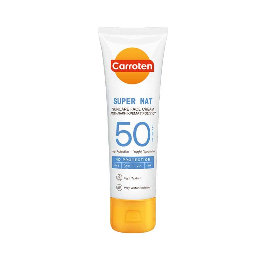 Carroten Suncare Face Cream Super Mat SPF50