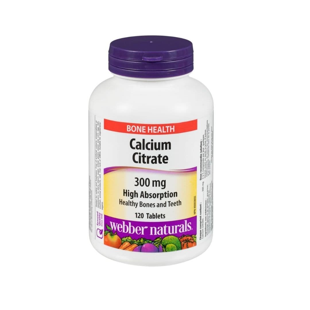 Webber Naturals Calcium Citrate 300 mg