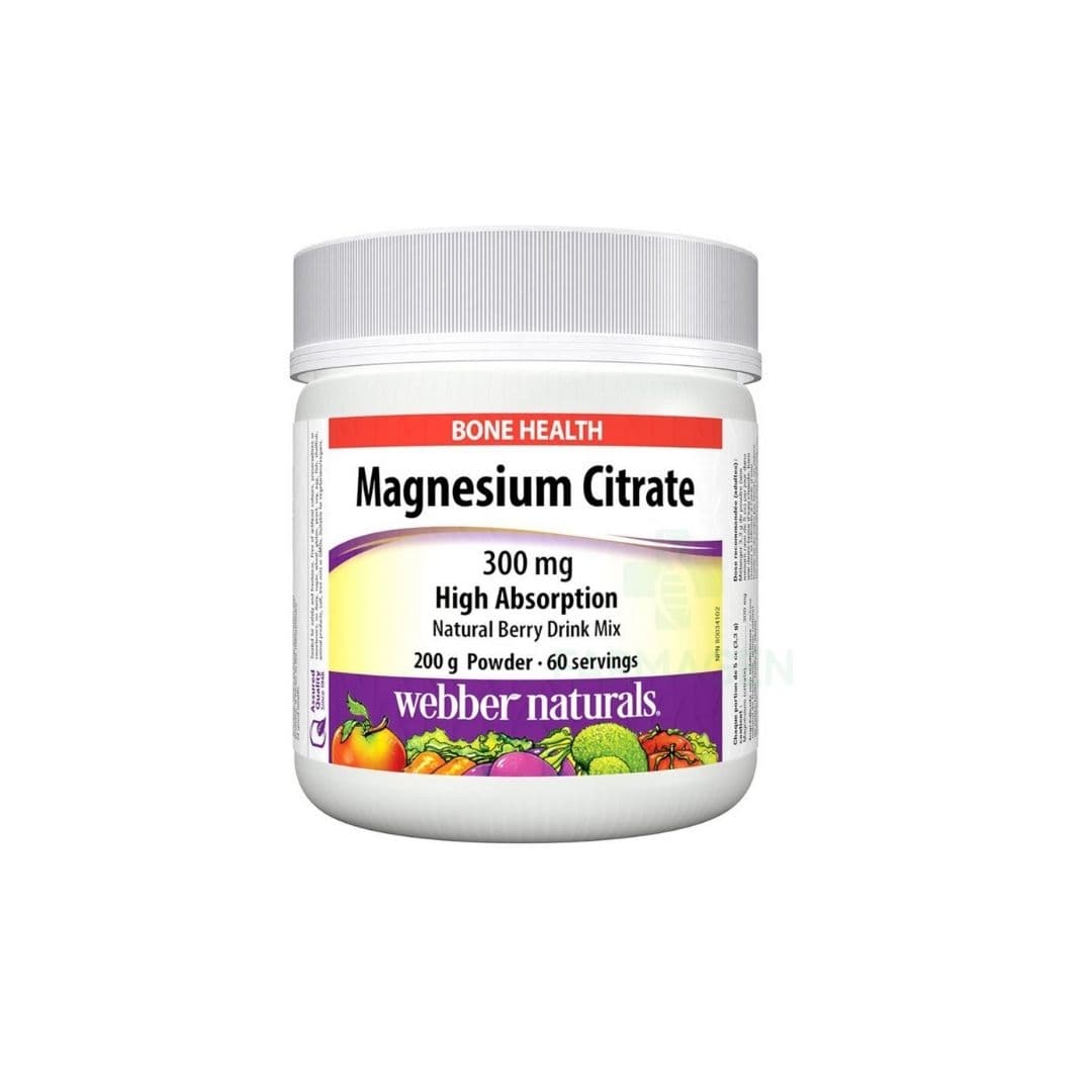 Webber Naturals Citrate de Magnesium powder