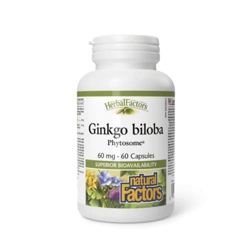Natural Factors Ginkgo Biloba Phytosome 60 mg
